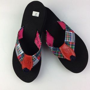 Candi Belts “Stewart” interwoven ribbon sandals